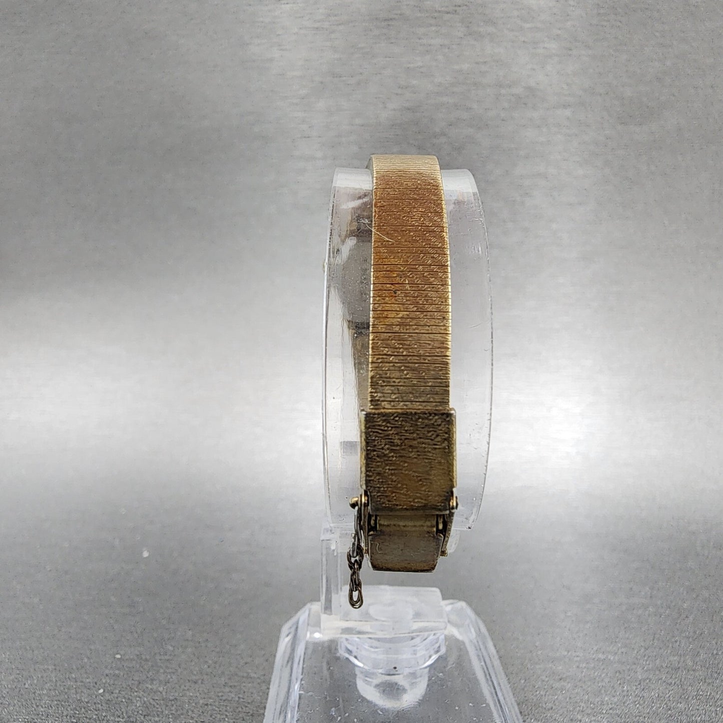 Citizen CQ Watch Women 17mm Brown Dial Gold Tone Oval 4102401 New Battery7