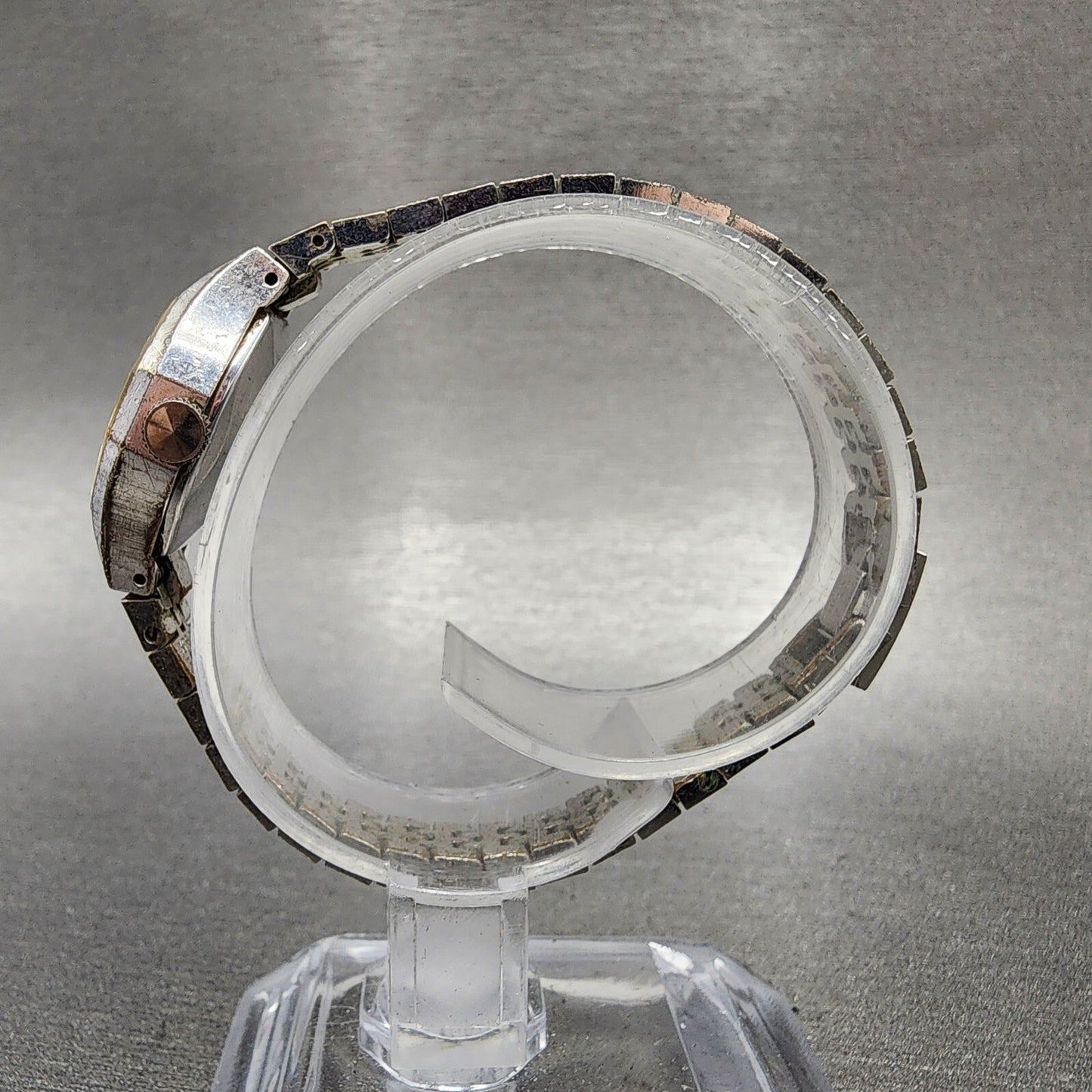 Seiko Watch Women 19mm Silver Dial Silver Tone Manual Octagon 11043390 Runs7