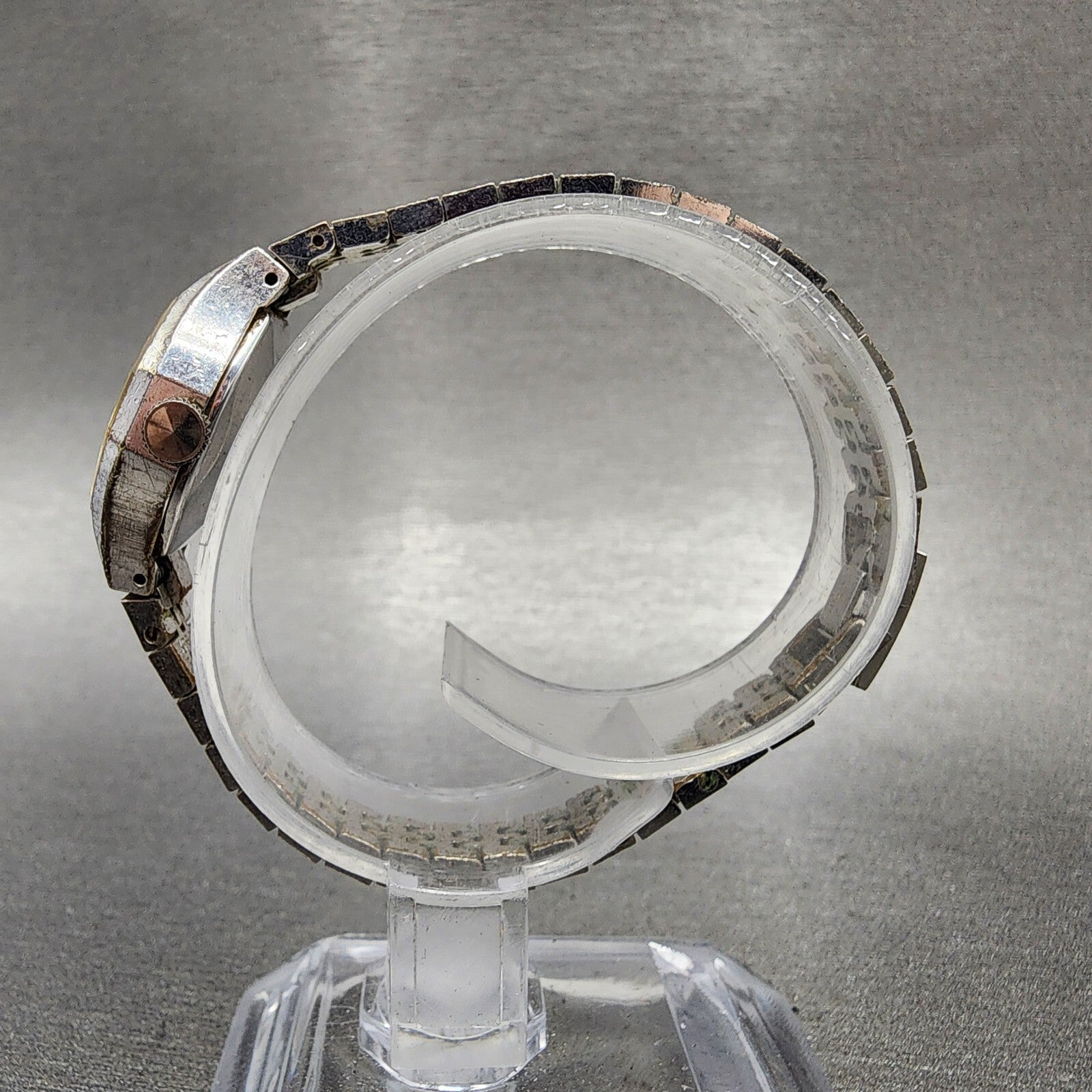 Seiko Watch Women 19mm Silver Dial Silver Tone Manual Octagon 11043390 Runs7