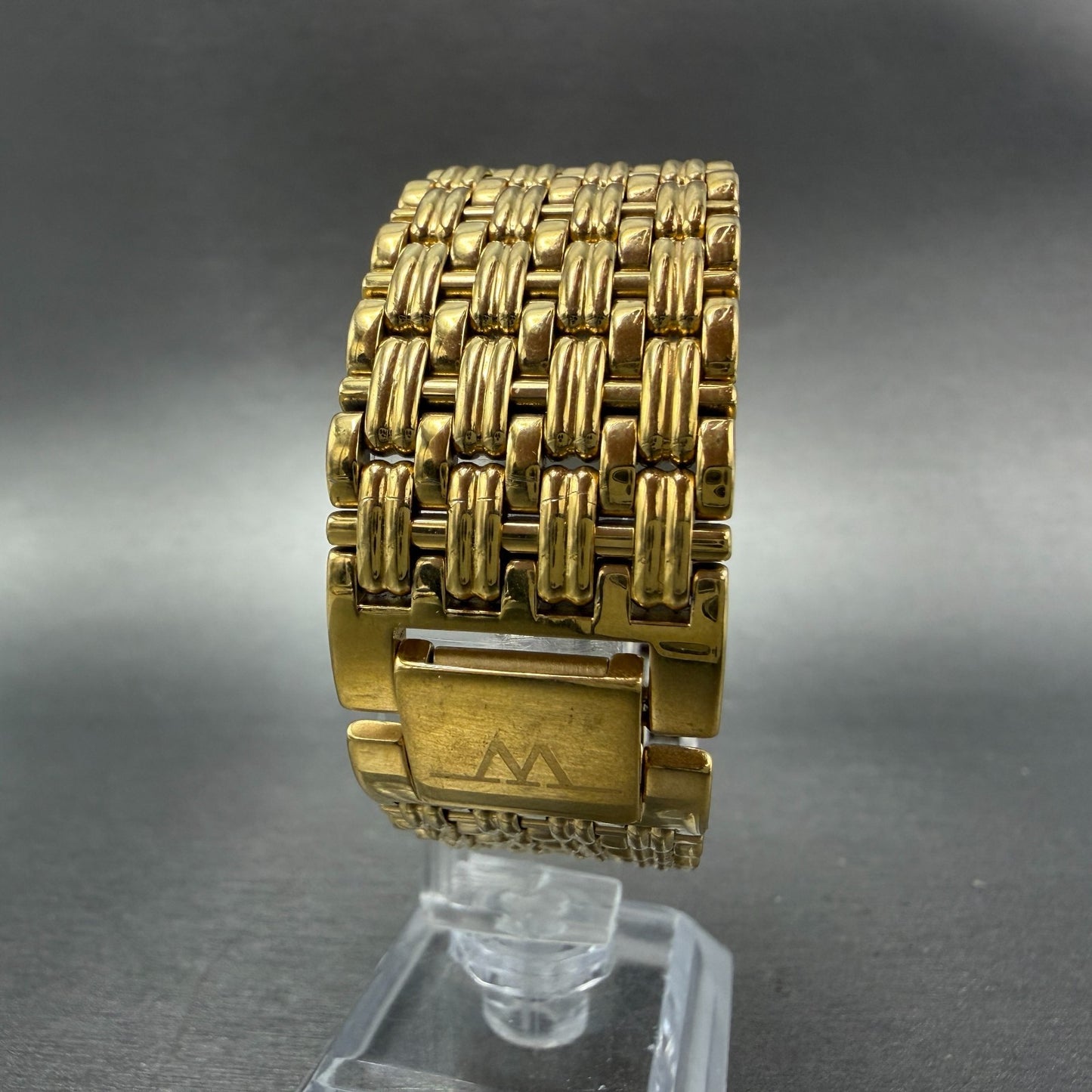 Wittnauer QWR Tank Watch Men 23mm Gold Dial  Gold Tone RL2473 5100 PARTS9