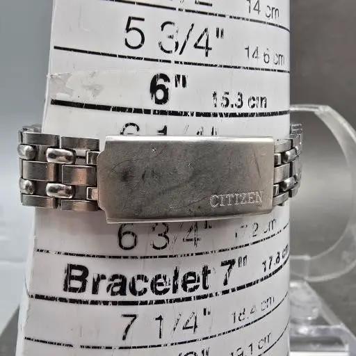 Citizen Watch Women 25mm Silver Dial Silver Tone Date Manual 4-530896 Runs11