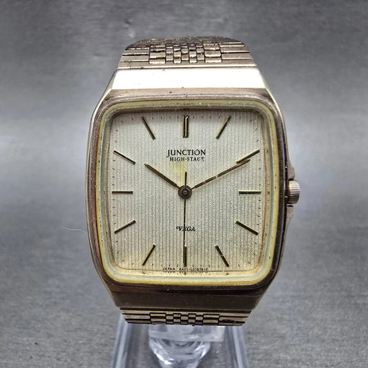 Citizen Vega Junction Watch Men 29mm Silver Dial Gold Tone 6A31-L02451 PARTS VTG0