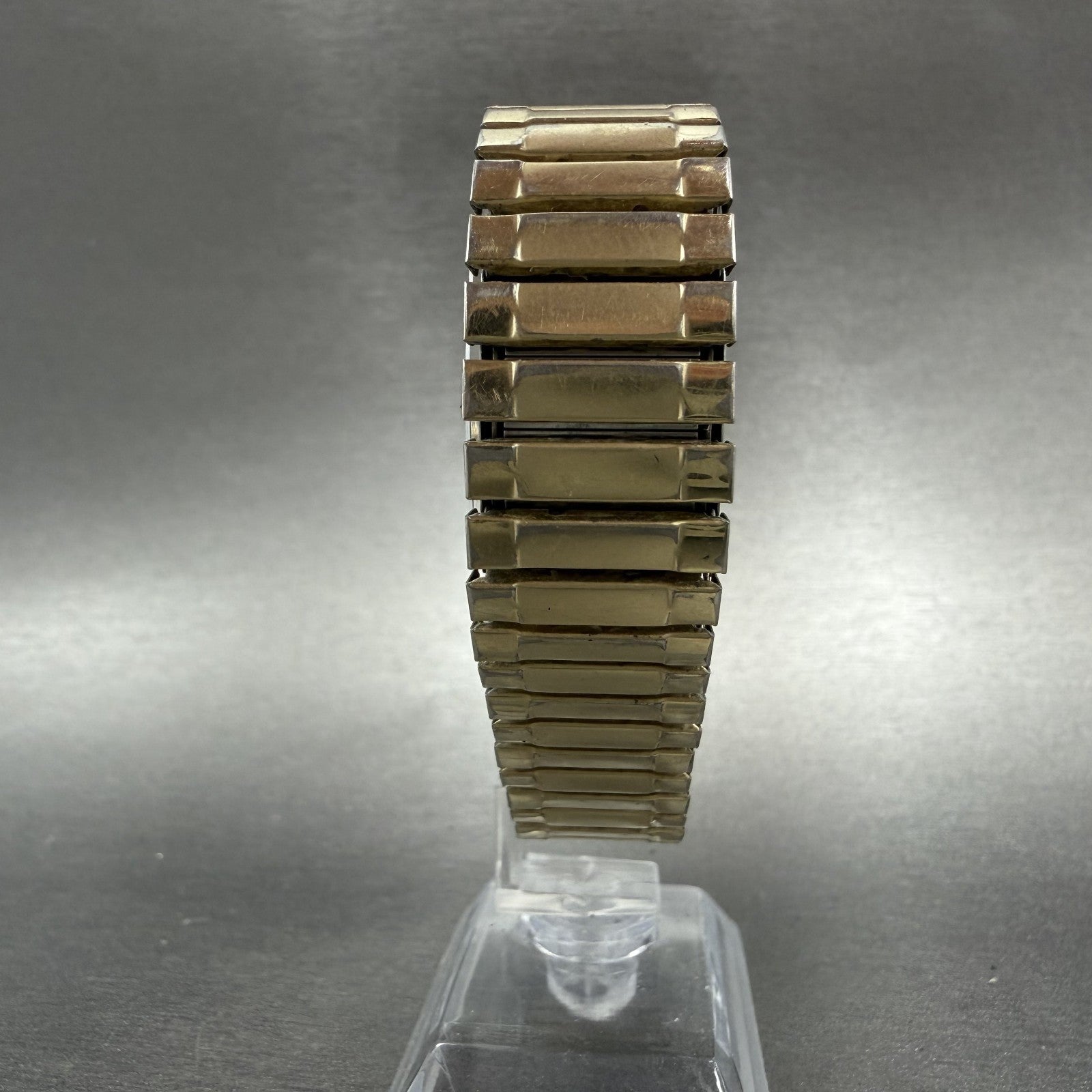 Seiko Tank Watch Men 25mm Champagne Dial Gold Tone 6530-5790 New Battery7