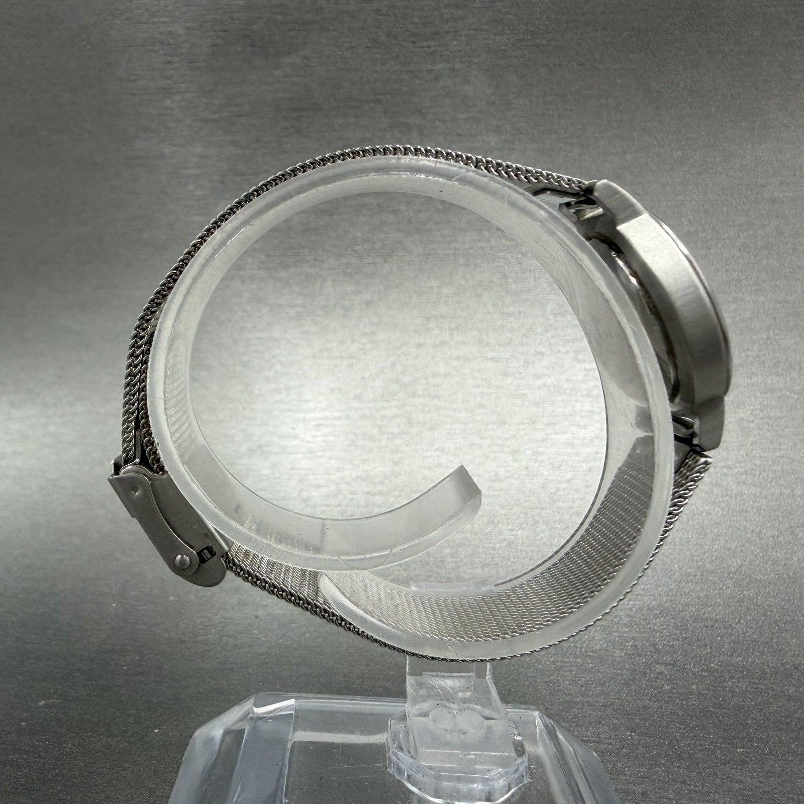 Skagen Watch Women 23mm Silver Dial Two Tone Round Mesh 120SGS New Battery8