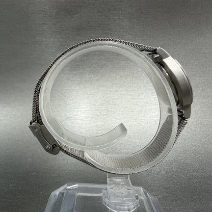 Skagen Watch Women 23mm Silver Dial Two Tone Round Mesh 120SGS New Battery8