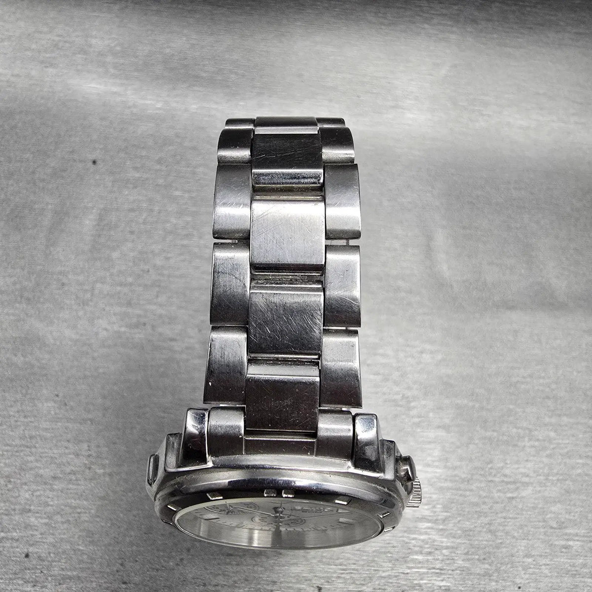 Seiko Chronograph Watch Men 40mm Silver Dial Silver Tone Date 7T92-0CA0 New Bat4