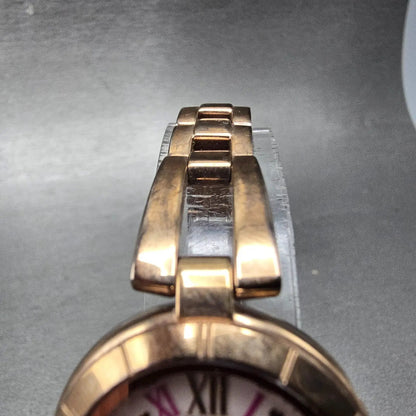 Citizen Wicca Atomic Solar Watch Women 27mm Pink Dial Rose Gold Tone PARTS5