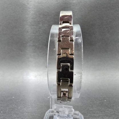 Citizen Eco-Drive Watch Women 14mm Black Dial Silver Gemmed G620-S028841 Works J7
