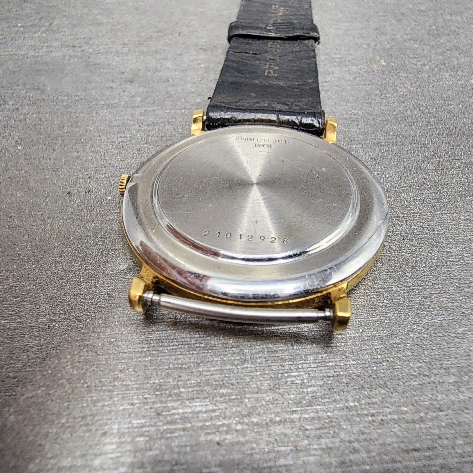 Longines Watch Men 32mm Gold Dial Gold Tone Round 6407 977 VTG PARTS10