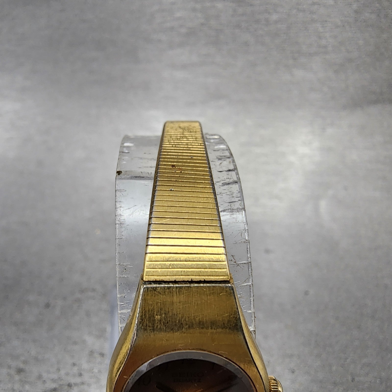 Seiko Watch Women 18mm Brown Dial Gold Tone Round 2P200A89 New Battery VTG4