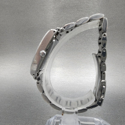 Seiko Lukia Tank Watch Women 24mm Silver Dial Silver Tone 7n820dk0 New Battery6