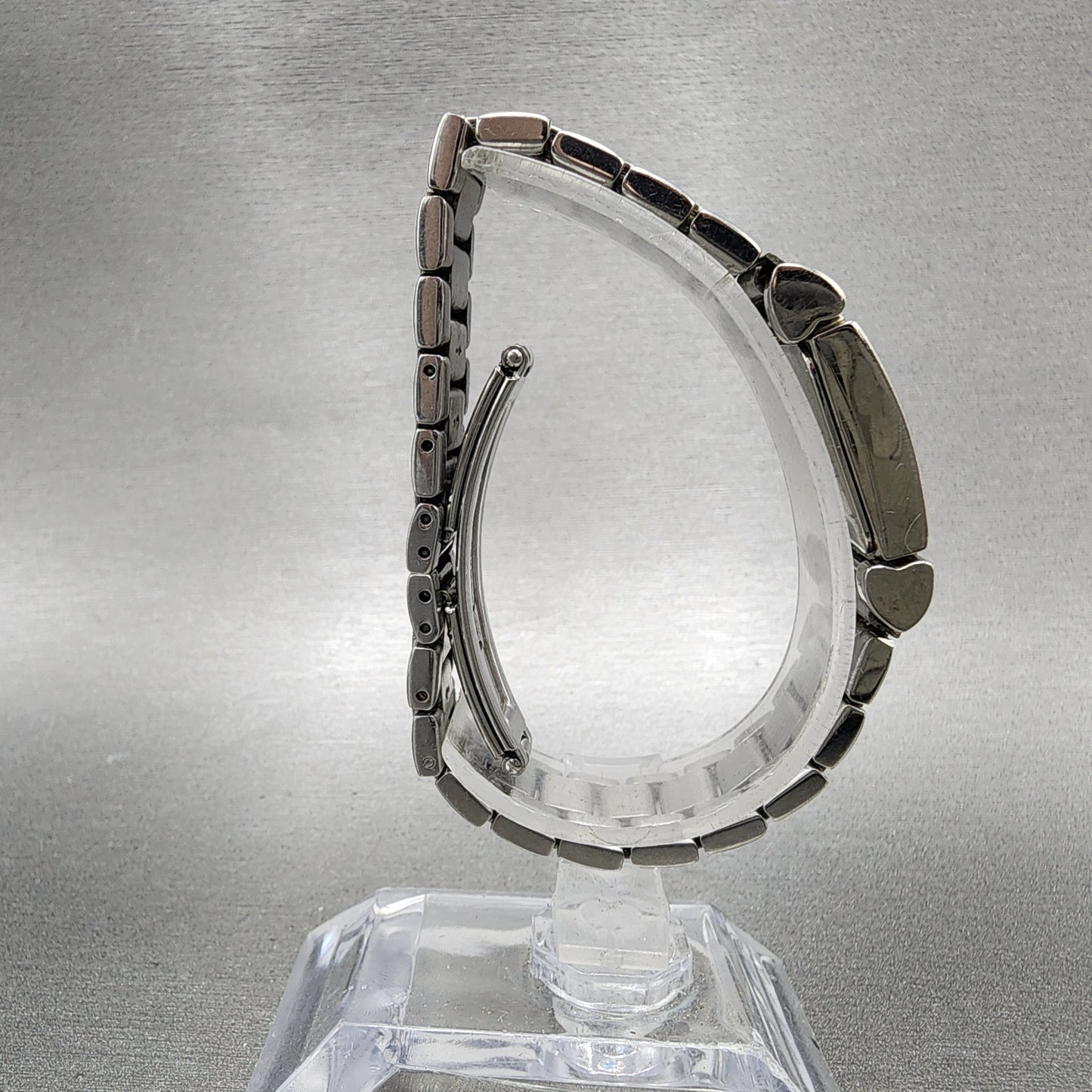 Bulova Tank Watch Women 18mm MOP Dial Silver Tone Rectangle 96L47 New Battery8