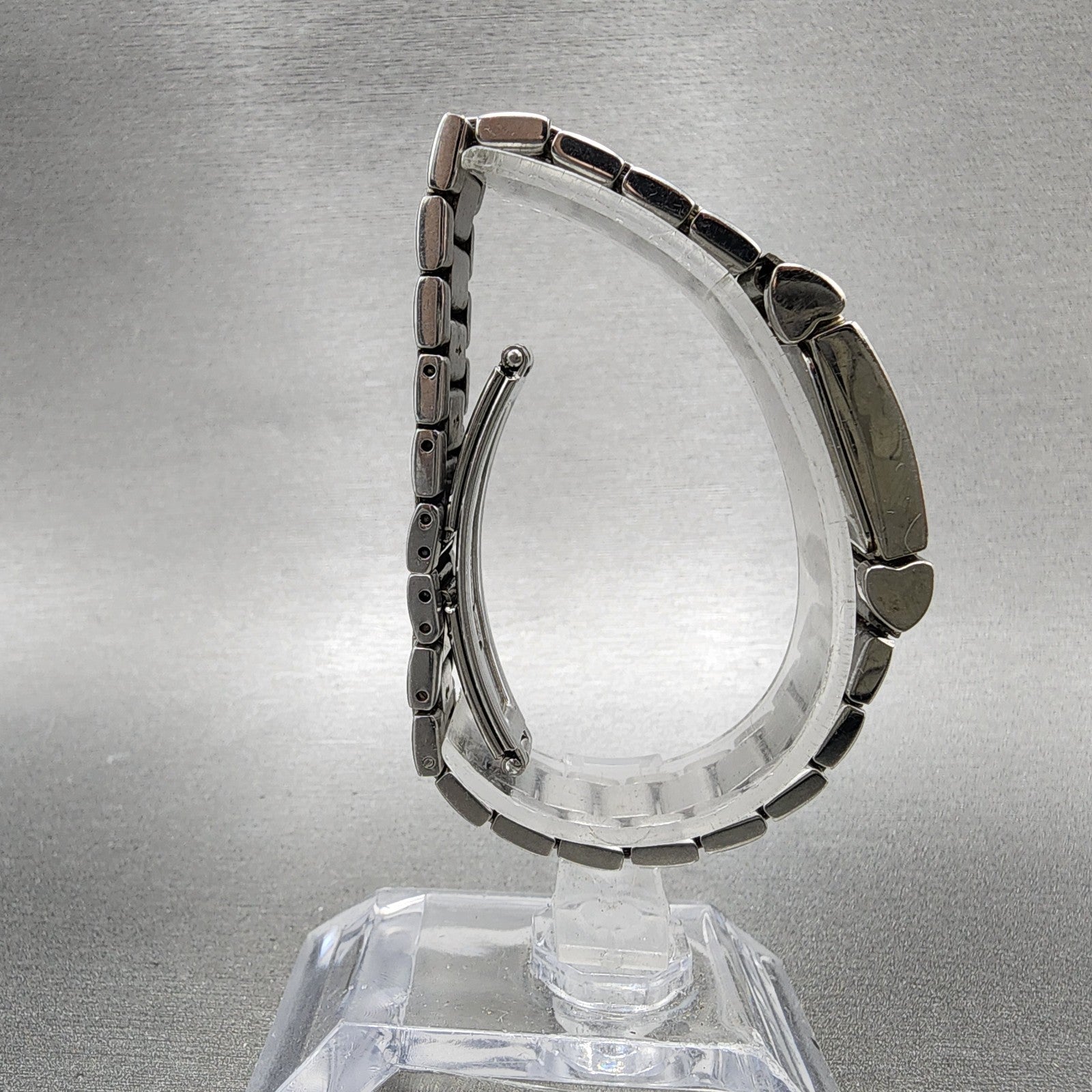 Bulova Tank Watch Women 18mm MOP Dial Silver Tone Rectangle 96L47 New Battery8