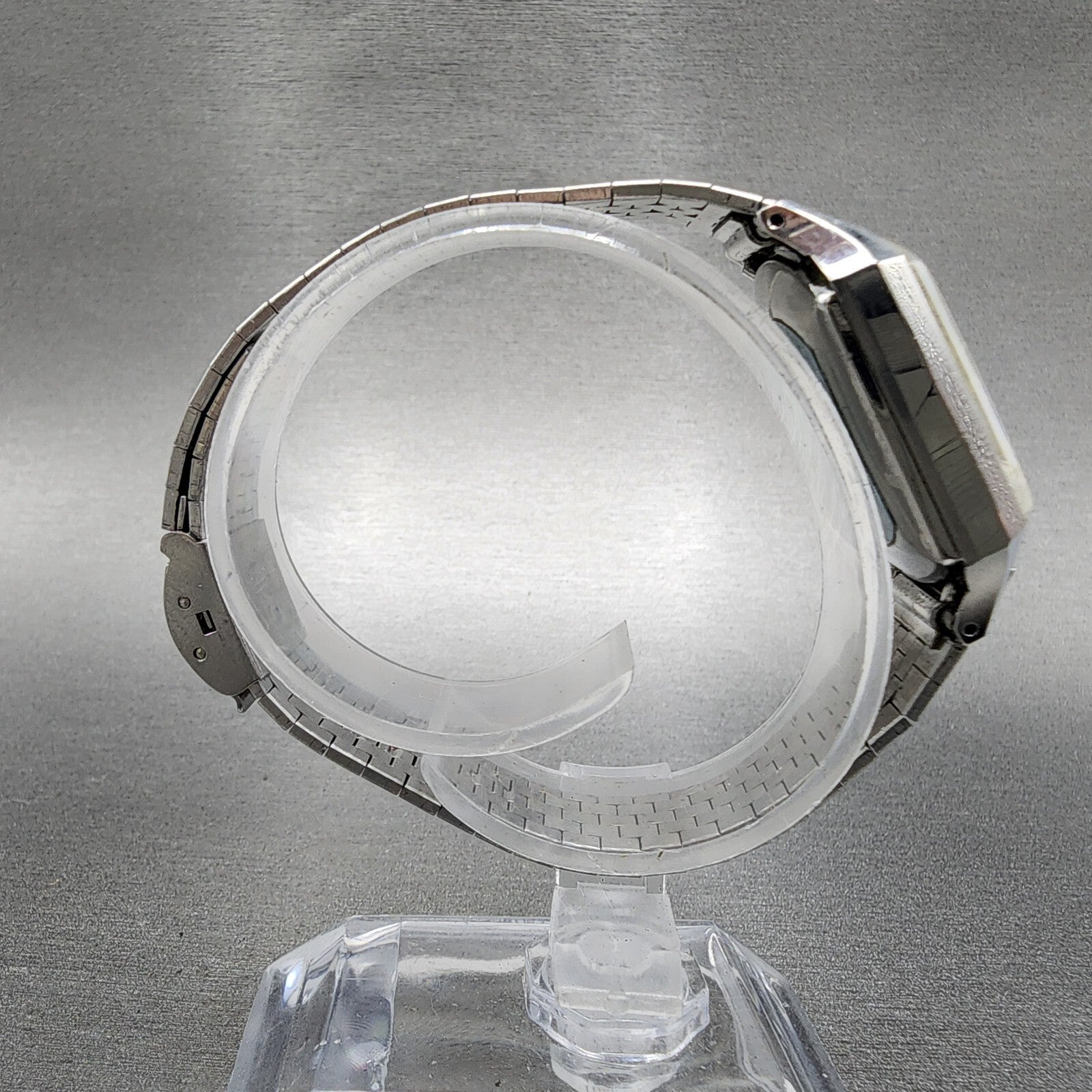 Seiko Delica Automatic Watch Women 24mm White Dial Silver Tone Date 241530308