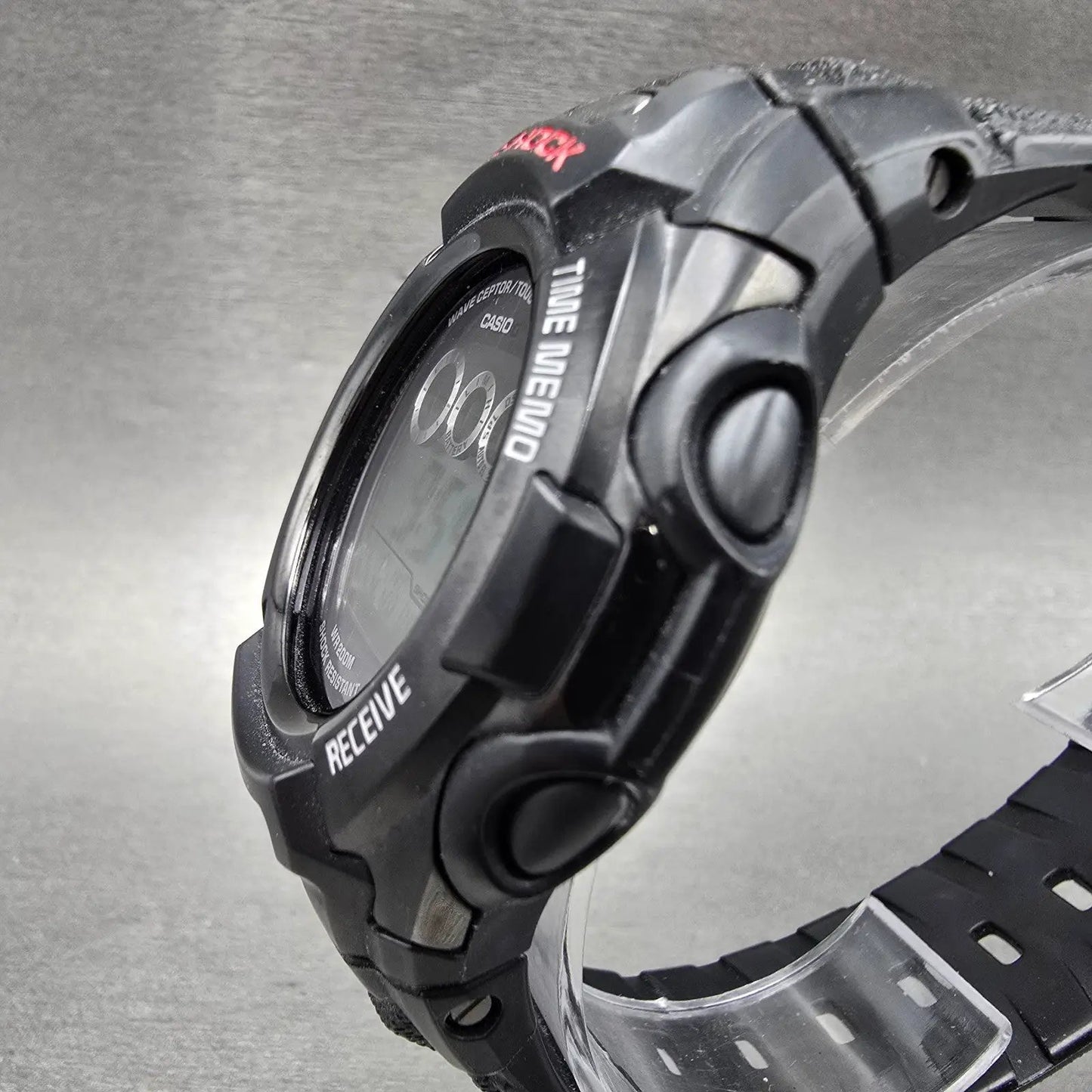Casio G-Shock GW-530A Watch Men 46mm Black Alarm Chronograph Digital Works Solar2