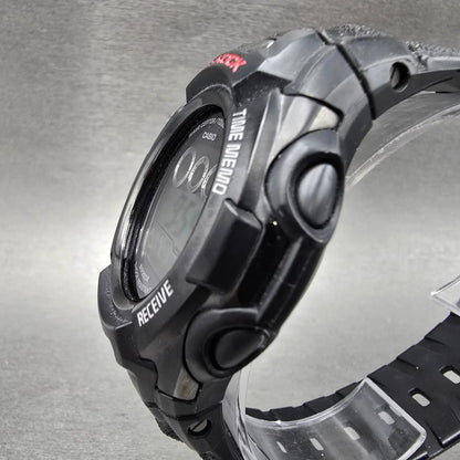 Casio G-Shock GW-530A Watch Men 46mm Black Alarm Chronograph Digital Works Solar2