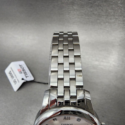 Tissot Le Locle Automatic Watch Women 29mm Silver Dial Diamond Accent Date Steel