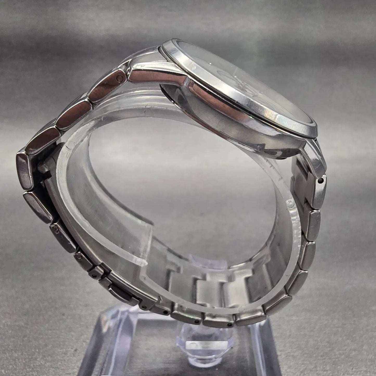 Skagen Watch Women 32mm MOP Dial Silver Tone Daydate Round 990SSX New Battery8