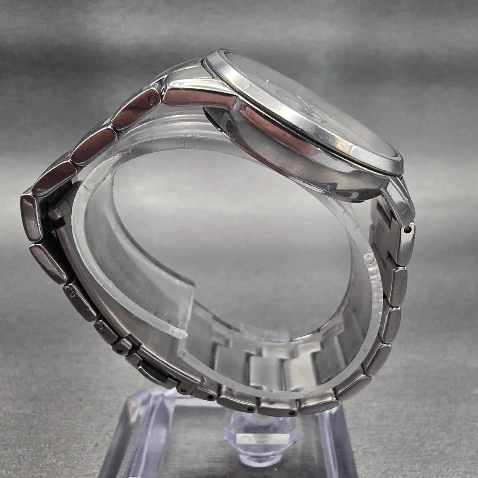 Skagen Watch Women 32mm MOP Dial Silver Tone Daydate Round 990SSX New Battery8