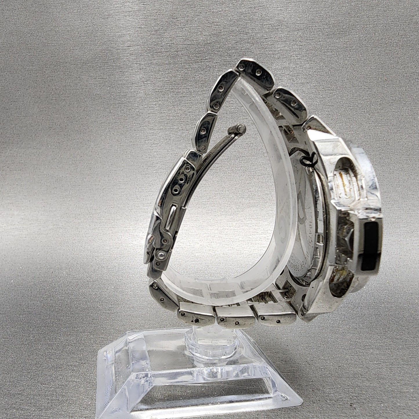 Dolce Gabbana Ibiza Watch Men 42mm Silver Dial Silver Tone Round  New Battery7