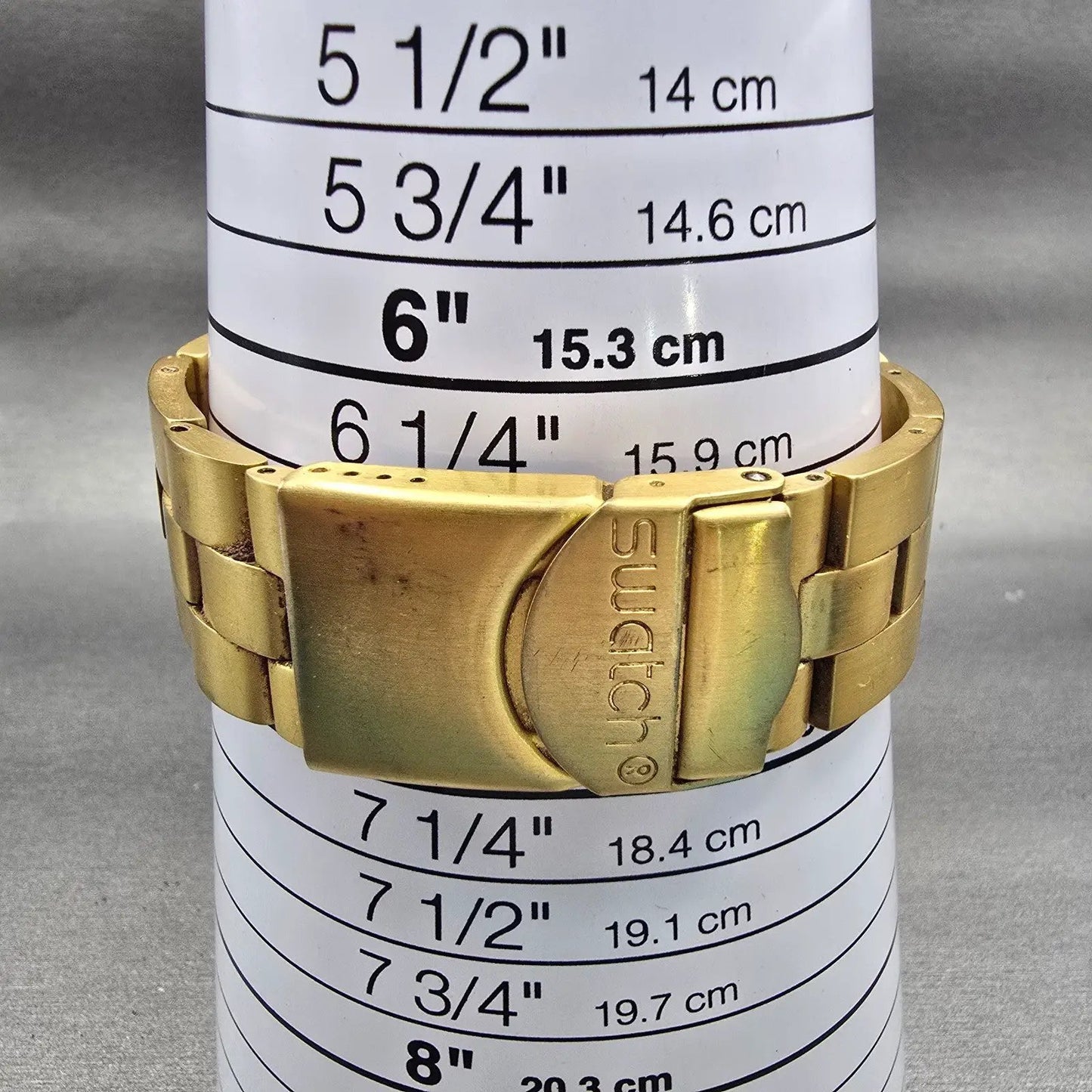 Swatch Irony DIAPHANE Chronograph Watch Men Gold Dial Date SVCK4032G New Battery9