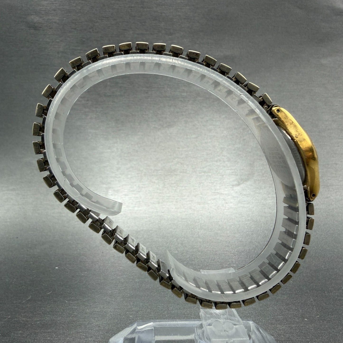 Seiko Watch Women 20mm White Dial Gold Tone Round 1N01-0E19 New Battery VTG8