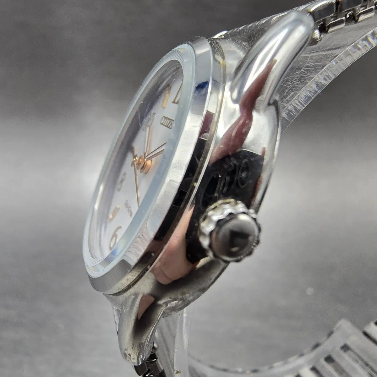 Citizen Eco-Drive Watch Women 30mm White Dial Silver Round J730-S121183 Works2