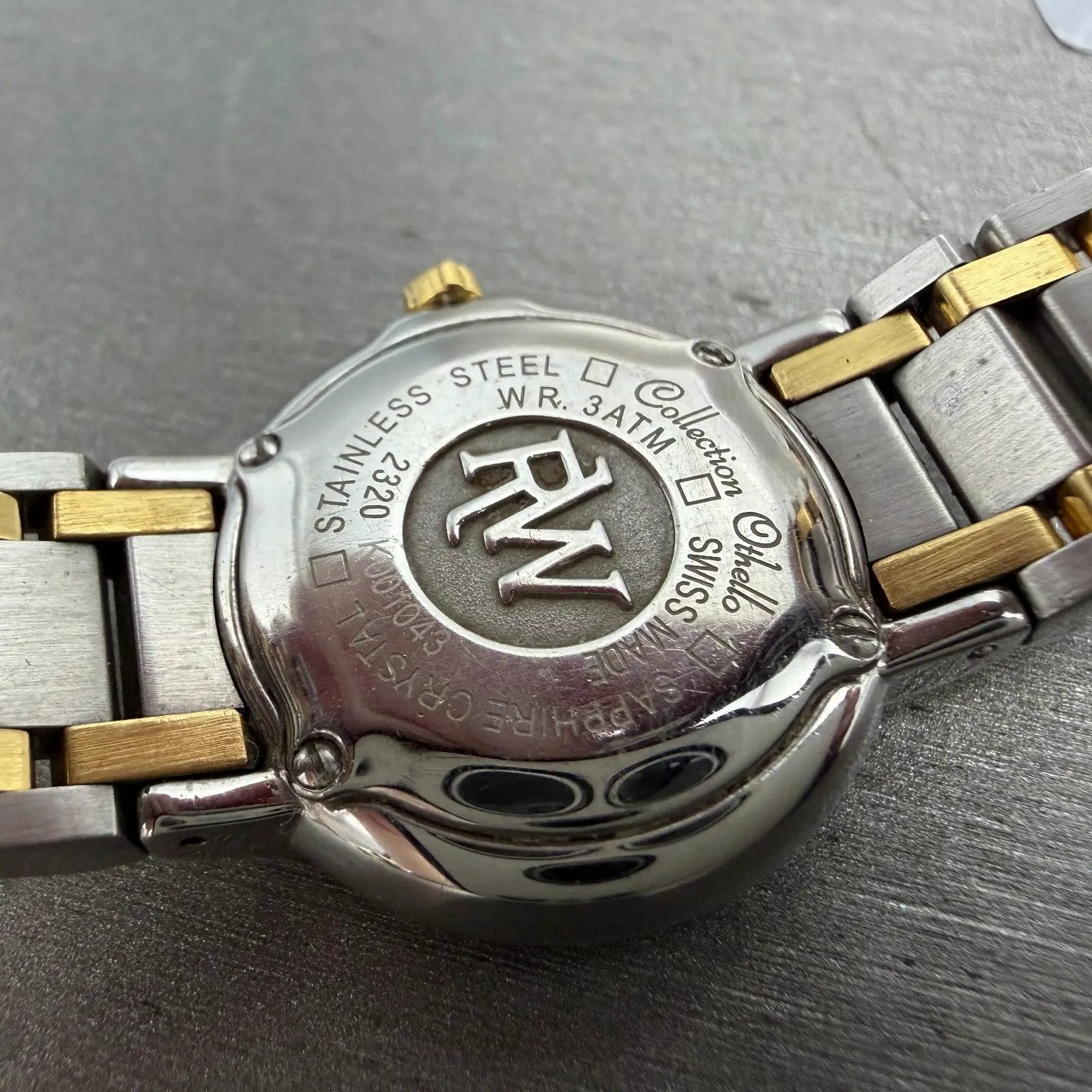 Raymond Weil Othello Watch Women 25mm MOP Dial Two Tone Diamonds  2320 New Batt9