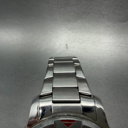 Wenger Swiss Military Dive Watch Men 42mm Black Dial Steel Date 79139 PARTS5