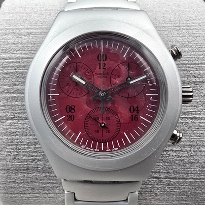 Swatch Chrono James Bond Tomorrow Never Dies Watch Men 35mm YMS1006 New Batt NOS1
