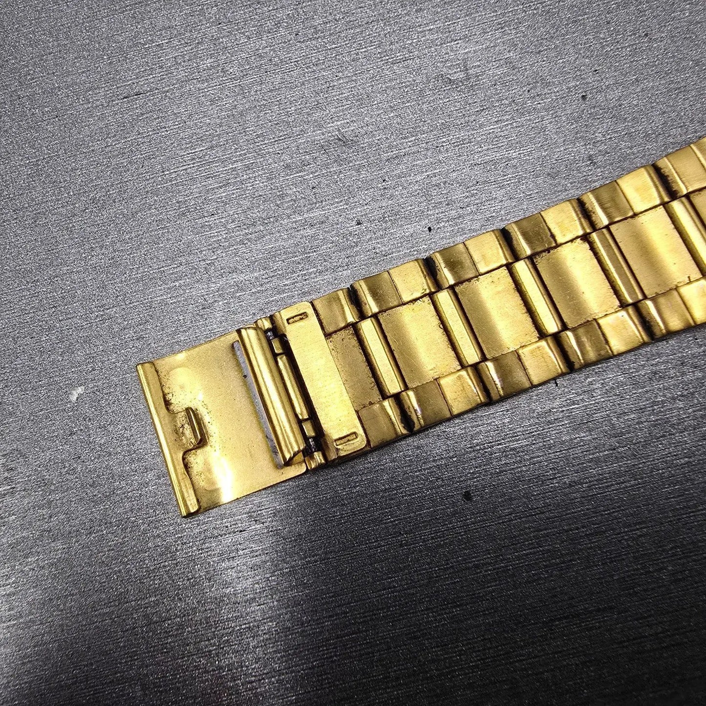 Casio Calculator CA-506 Watch Men 35mm Gold Alarm Chronograph READ!! New Battery9