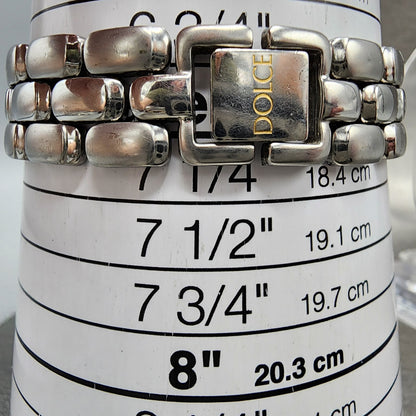 Seiko Dolce Watch Men 33mm Black Dial Silver Tone 5e31-6e90 New Battery
