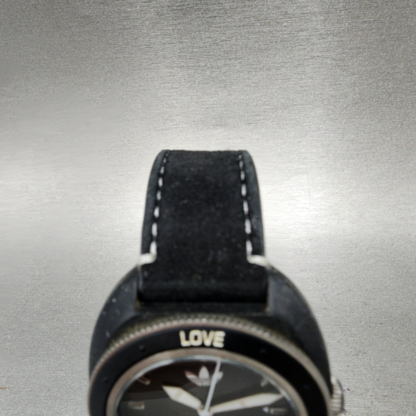 Adidas Dive Stan Smith Watch Women 34mm Black Dial Black Tone Round New Battery3