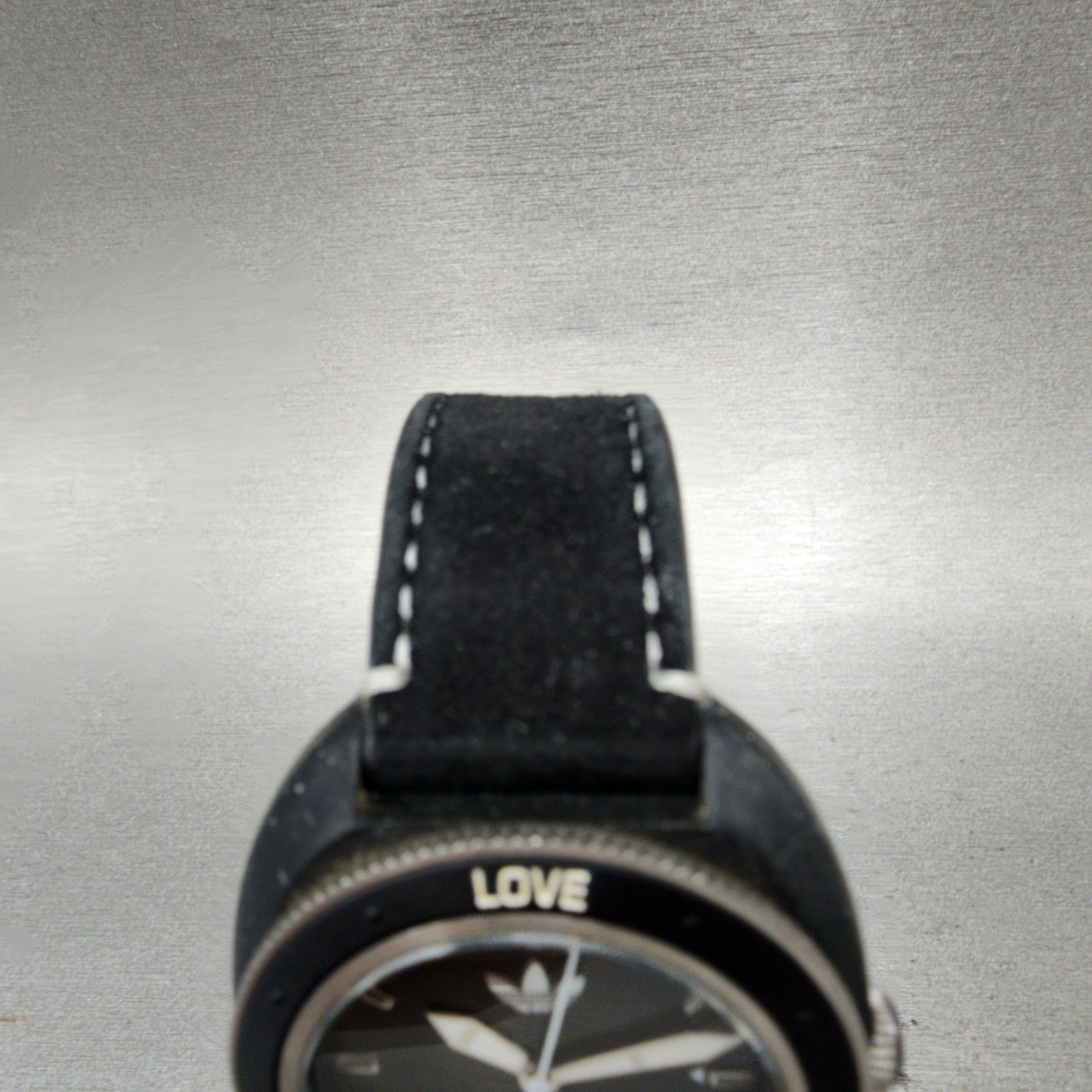 Adidas Dive Stan Smith Watch Women 34mm Black Dial Black Tone Round New Battery3
