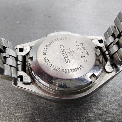 Seiko Automatic Watch Women 25mm Silver Dial Silver Tone Daydate 22060180 Runs8