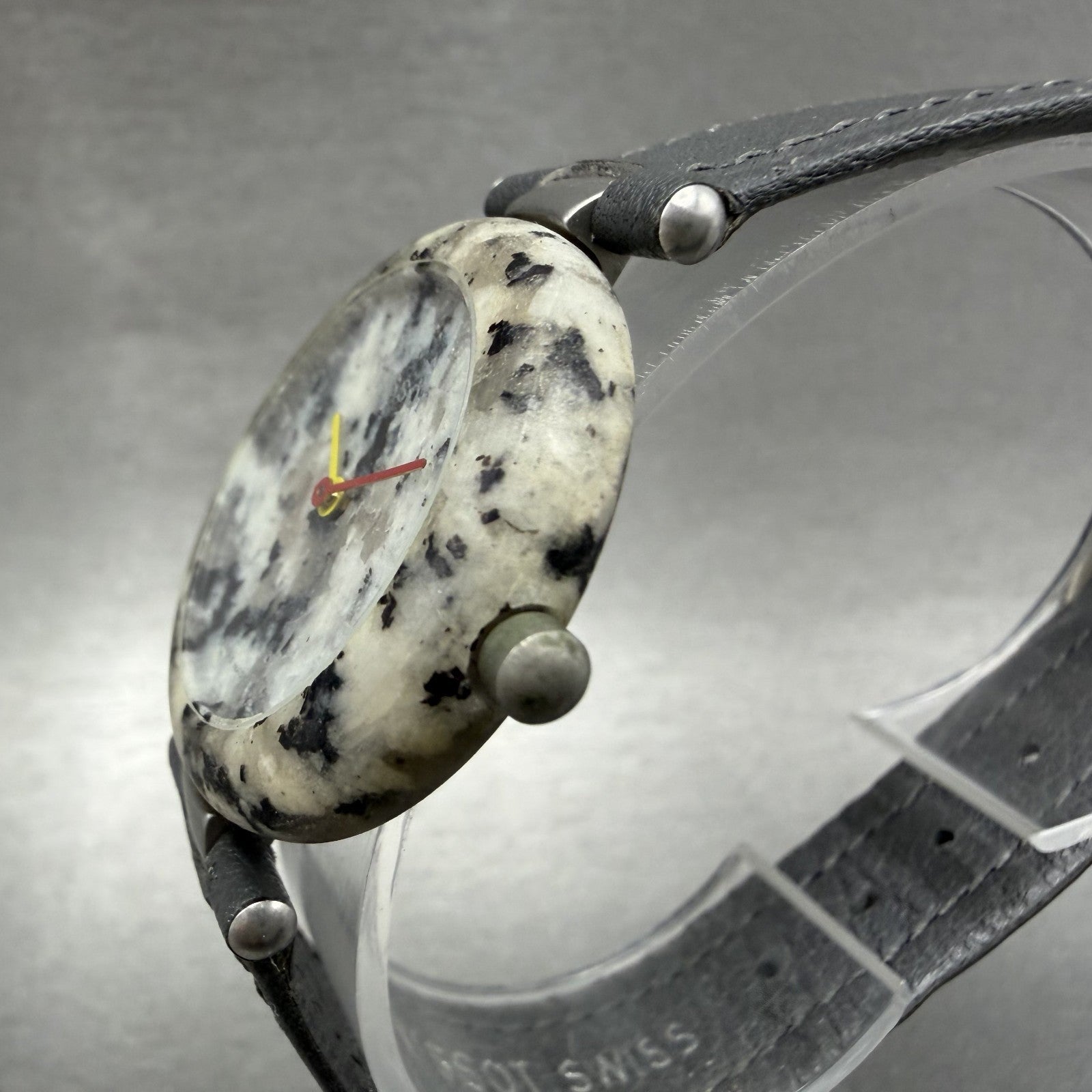 Tissot Rock Watch Women 30mm Silver Stone Dial Stone Case Round R150 New Battery3