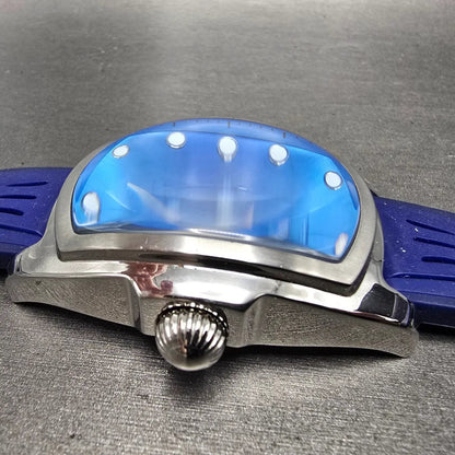 Invicta Lupha Watch Men 47mm Blue Dial Silver Tone Rectangle 21330 New Battery4