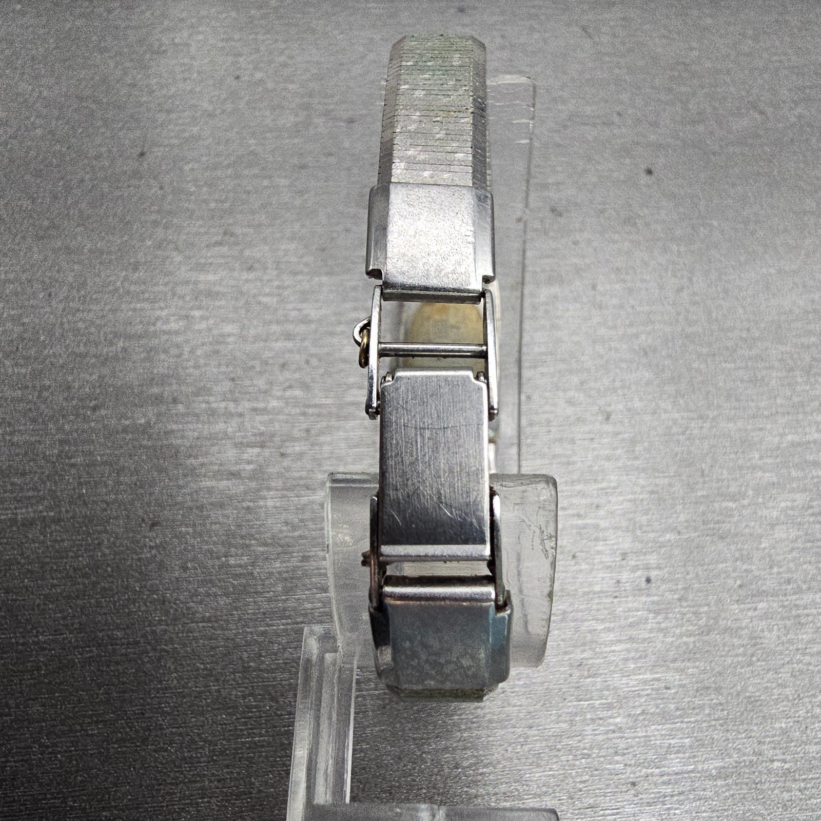 Seiko Watch Women 12mm Silver Dial Silver Tone Rectangle 2E20-5029 New Battery7