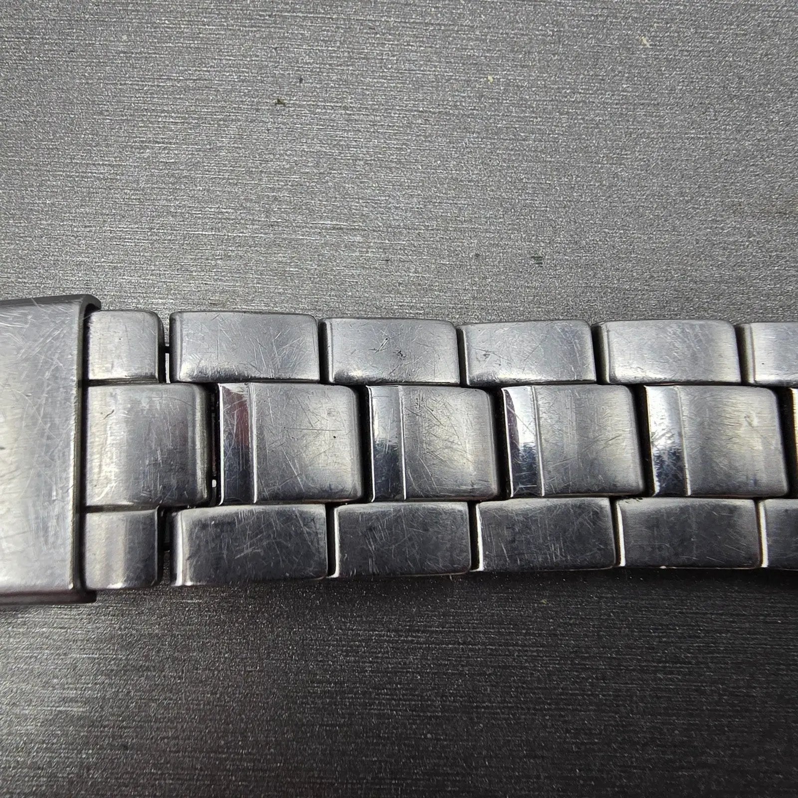 Seiko Bracelet 20mm Stainless Steel Silver Tone Tri Folding Clasp 4A5G1CI Japan2