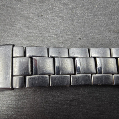 Seiko Bracelet 20mm Stainless Steel Silver Tone Tri Folding Clasp 4A5G1CI Japan2