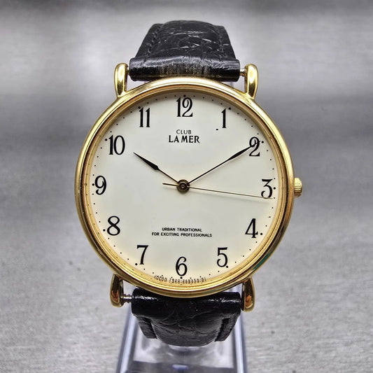 Citizen Club La Mer Watch Men 31mm White Dial Gold Tone Round 2830-265343 NewBat0