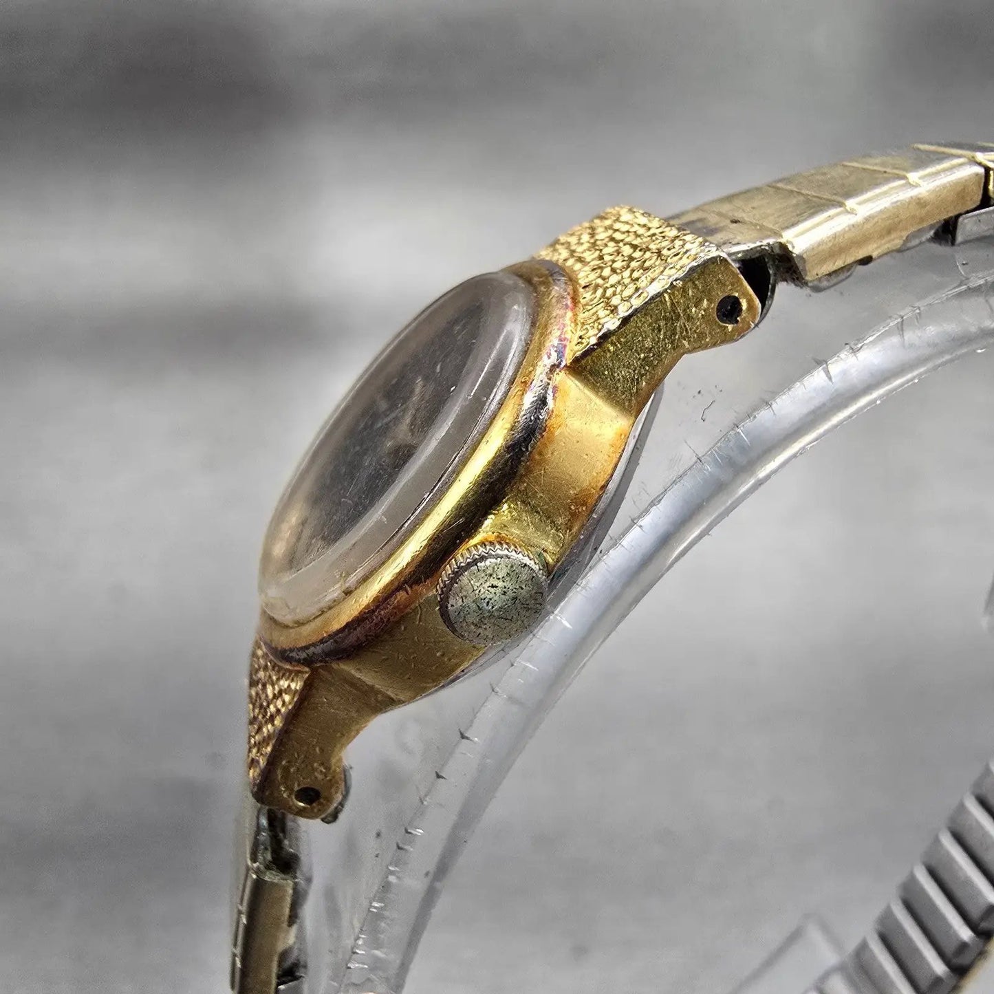 Seiko Watch Women 18mm Brown Dial Gold Tone Oval 1400-7379 Vintage New Battery2