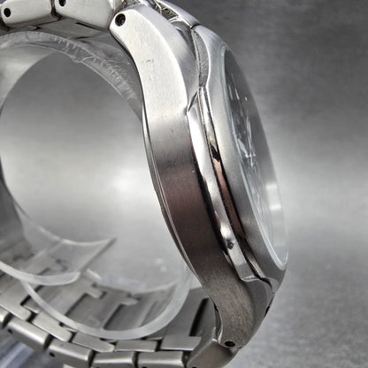 Citizen Eco-Drive Chronograph Watch Men 43mm Black Dial Titanium Date Round Runs3