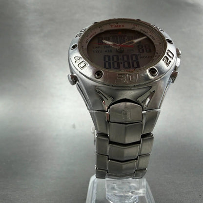 Timex Expedition Watch Men 42mm Steel Ana Digi Alarm Chrono Round T56371 NewBatt5