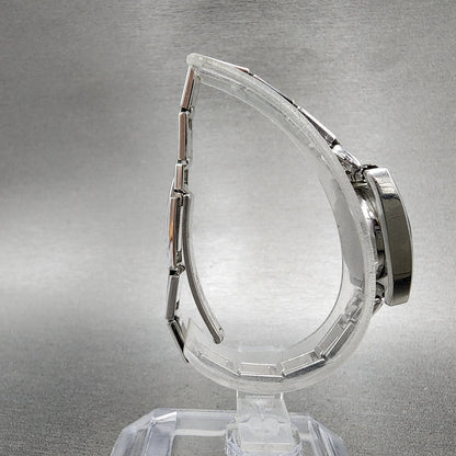 Seiko Solar Special Watch Women 20mm Silver Dial Silver Tone Rectangle READ!!!!8