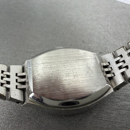 Citizen CQ Watch Women 18mm Silver Dial Silver Tone 4153511 New Battery9