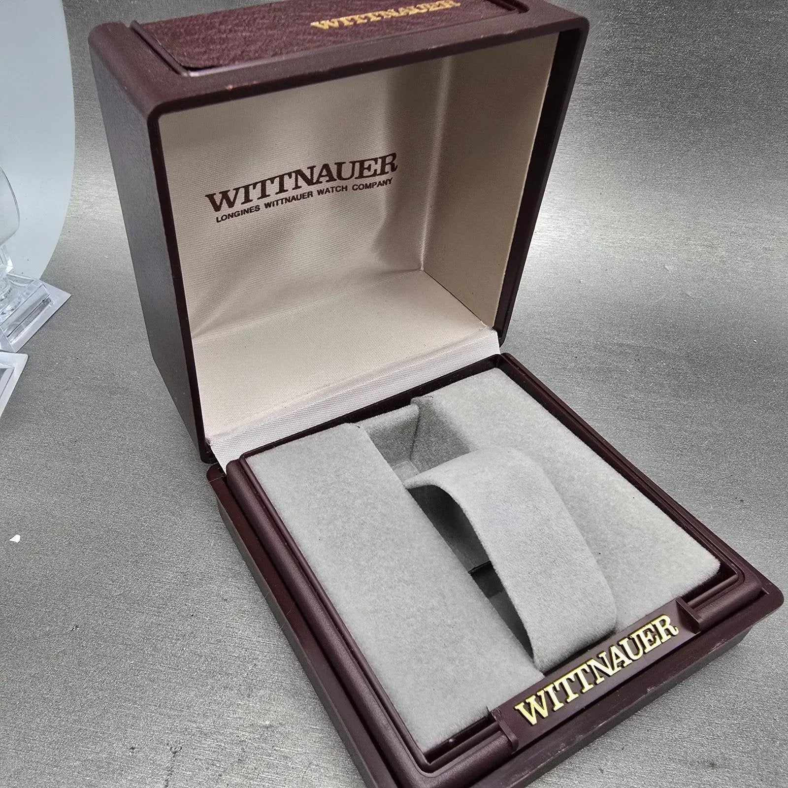 Wittnauer Watch Women 12mm Black Dial Gold Tone Rectangle AS1732 0280 New Batt13
