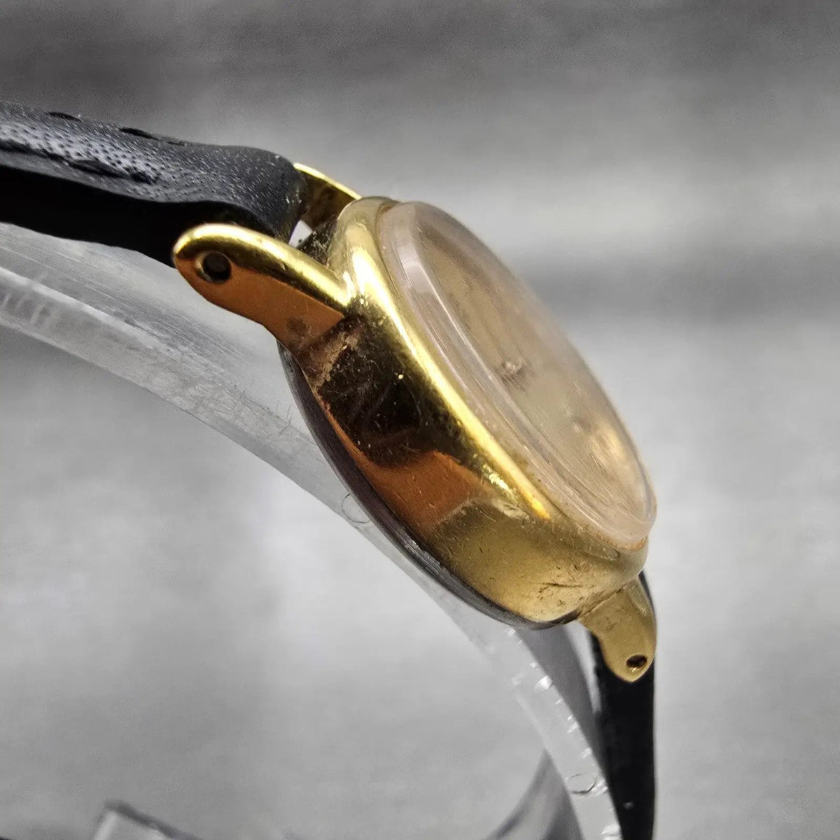 Seiko Watch Women 19mm Gold Dial Gold Tone Round 5420-0019 New Battery Vintage3