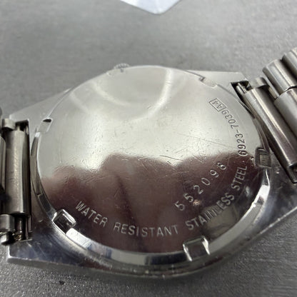 Seiko Railroad Approved Watch Men 33mm White Dial Silver Tone Daydate PARTS10
