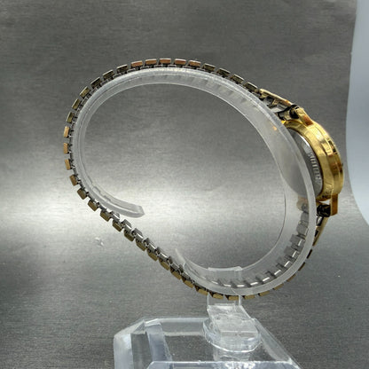 Bulova Watch Women 24mm Champagne Dial Gold Tone Round 84363 New Battery8